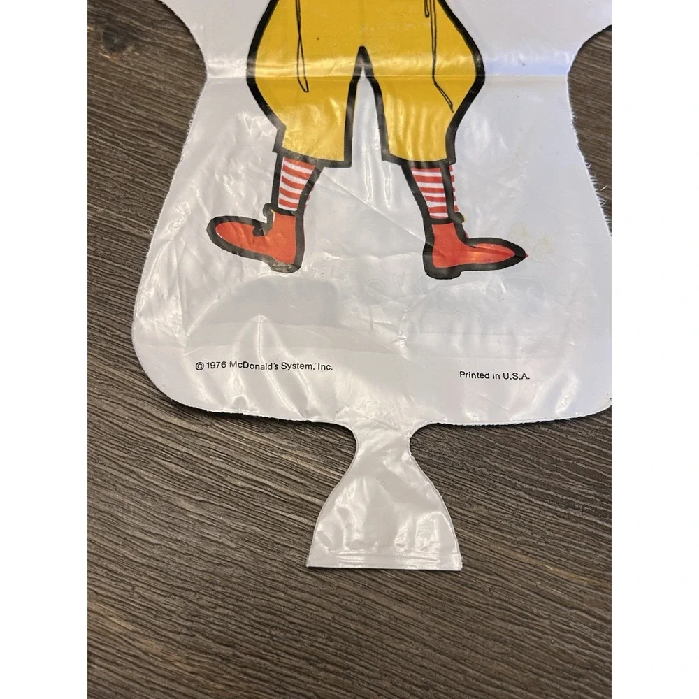 Letterland Stationary McDonaldland Ronald McDonald Iron‎ On Puppet Bib 1970s Lot